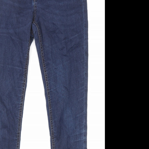 Gap Womens Blue Cotton Skinny Jeans Size 28 in L30 in Regular Zip