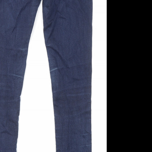 Gap Womens Blue Cotton Skinny Jeans Size 28 in L30 in Regular Zip