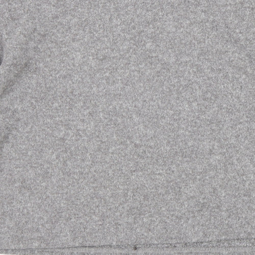 New Look Womens Grey Round Neck Polyester Pullover Jumper Size M