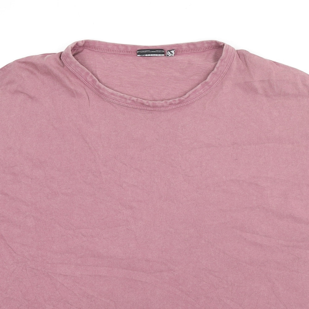 ASOS Mens Red Cotton T-Shirt Size M Round Neck