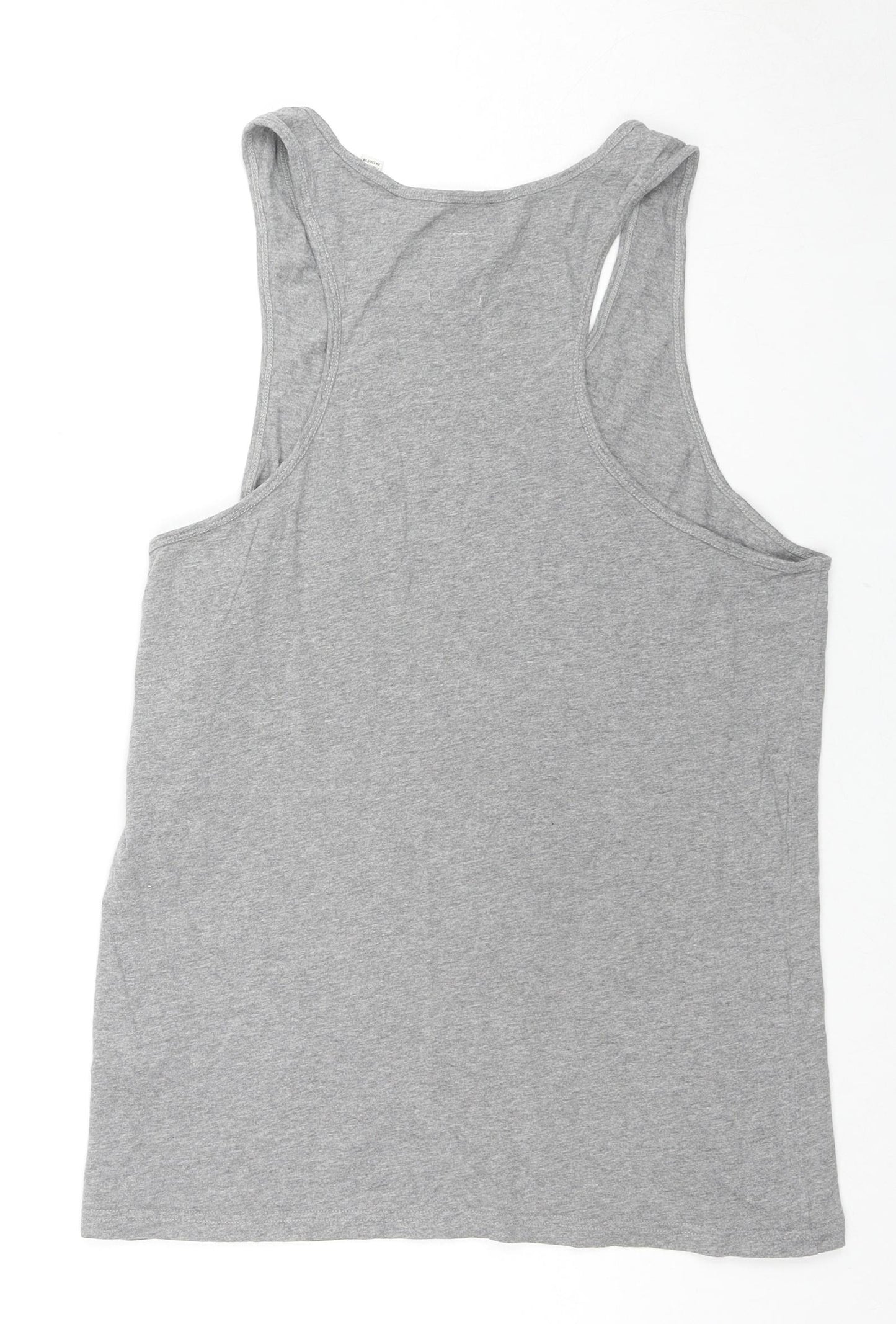 Jack Wills Mens Grey Cotton T-Shirt Size M Crew Neck