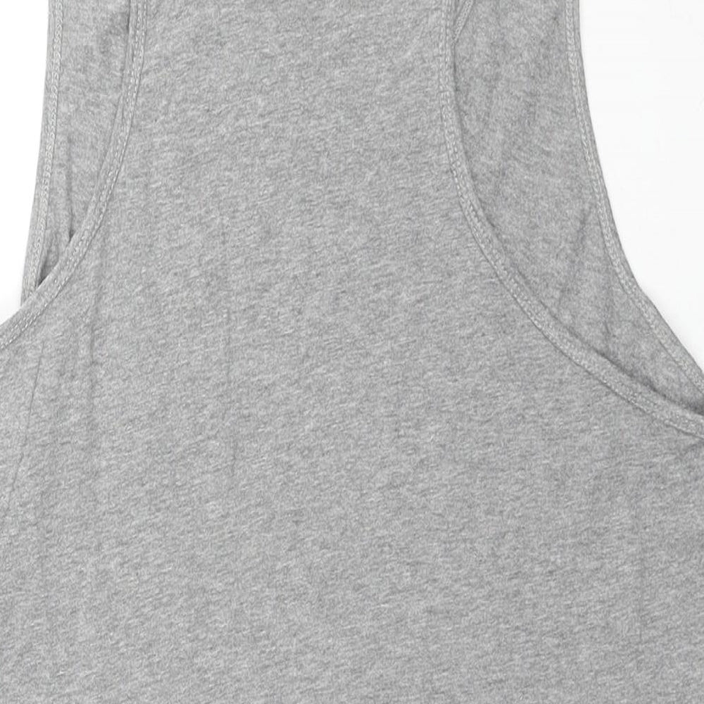 Jack Wills Mens Grey Cotton T-Shirt Size M Crew Neck