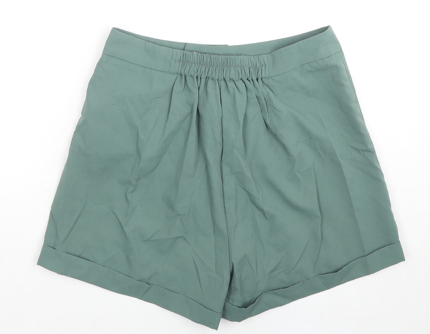 SBetro Womens Green Polyester Sailor Shorts Size M L4 in Regular Zip