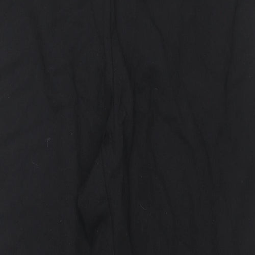 Michael Kors Womens Black Viscose Pedal Pusher Trousers Size L L24 in Regular