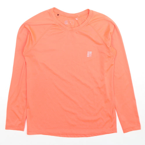 SUB4 Boys Red Polyester Basic T-Shirt Size 8 Years Round Neck Pullover