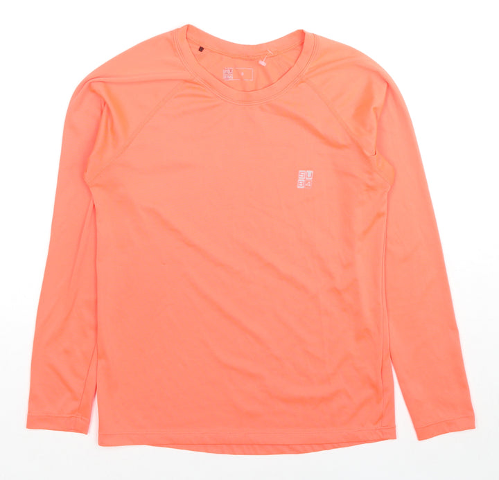 SUB4 Boys Red Polyester Basic T-Shirt Size 8 Years Round Neck Pullover