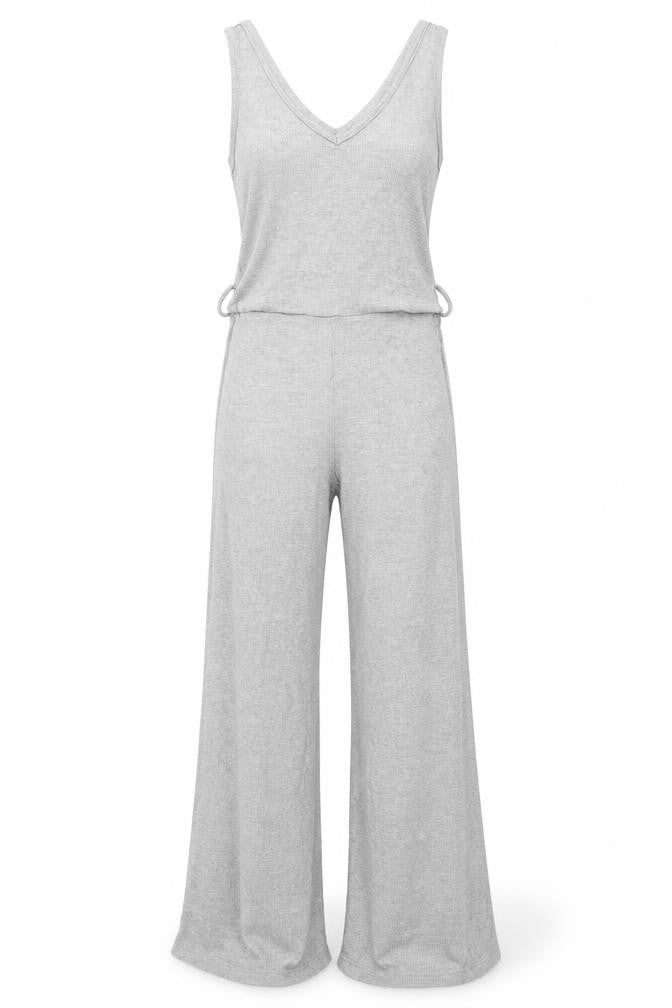 Missguided Womens Grey Paisley Viscose Jumpsuit One-Piece Size 6 L30 in Pullover