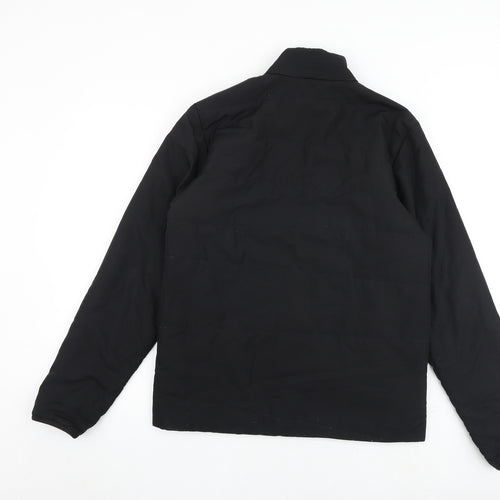 Quechua Mens Black Puffer Jacket Coat Size M Zip