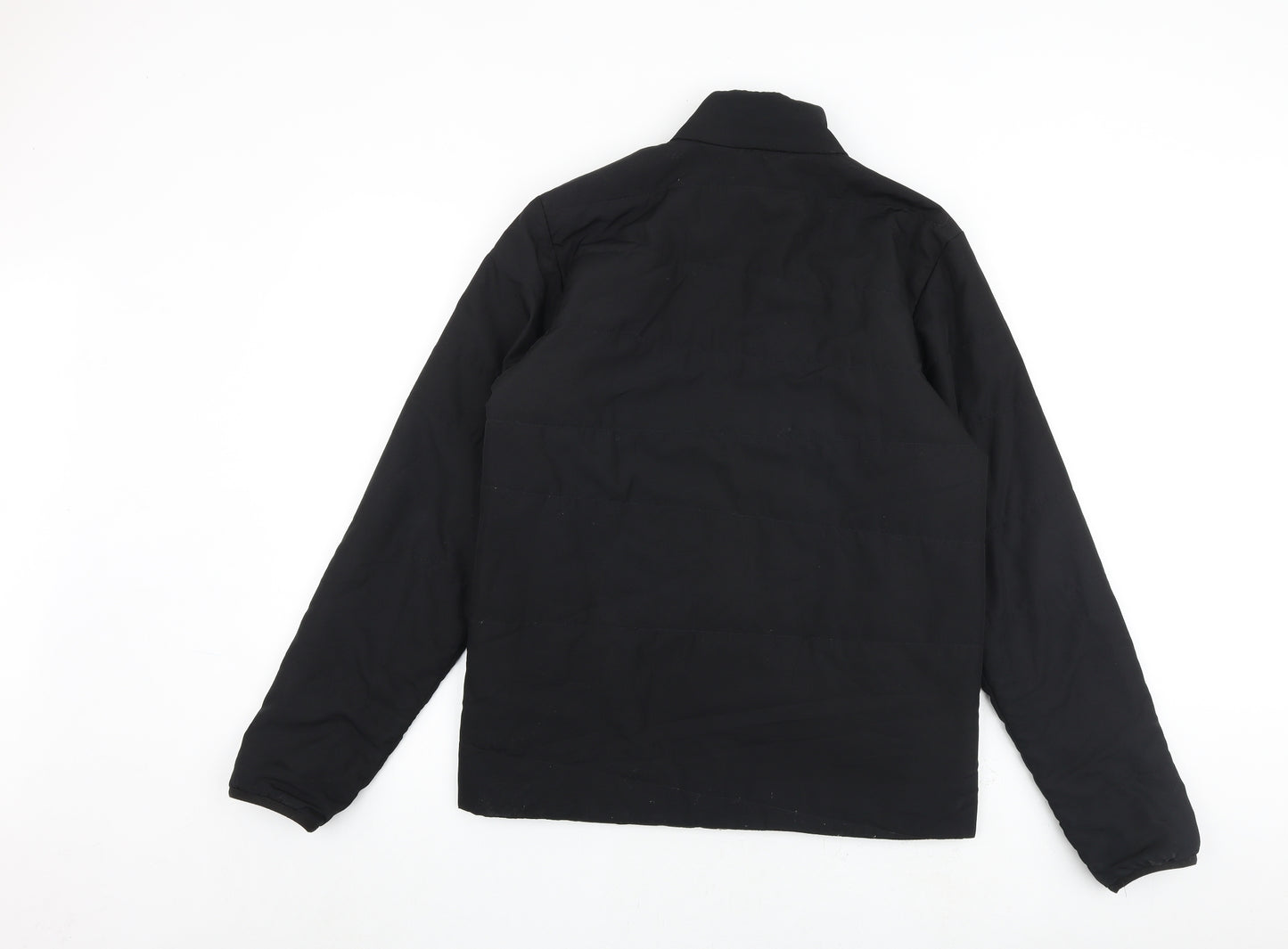 Quechua Mens Black Puffer Jacket Coat Size M Zip