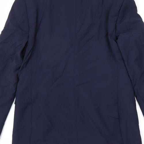 Marks and Spencer Mens Blue Wool Jacket Suit Jacket Size 38 Regular