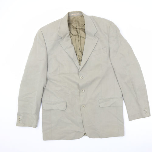 NEXT Mens Beige Modal Jacket Suit Jacket Size 40 Regular