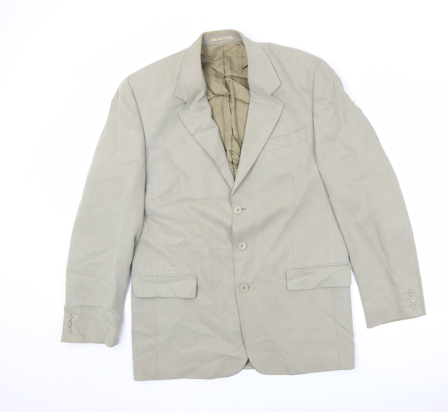 NEXT Mens Beige Modal Jacket Suit Jacket Size 40 Regular