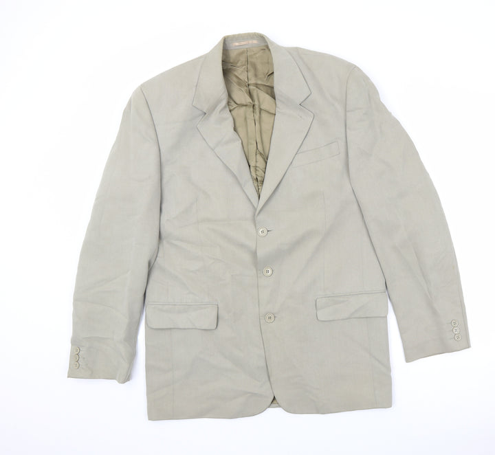 NEXT Mens Beige Modal Jacket Suit Jacket Size 40 Regular