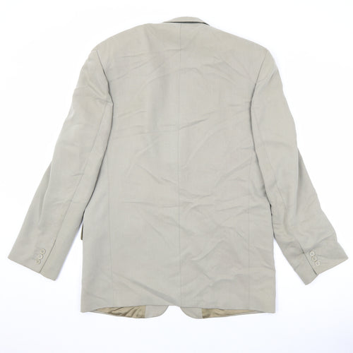 NEXT Mens Beige Modal Jacket Suit Jacket Size 40 Regular