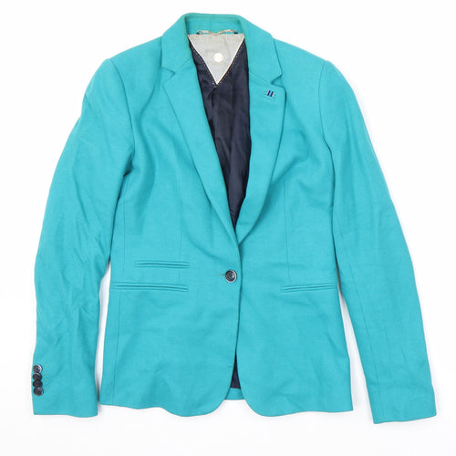 Mossimo Womens Green Acetate Jacket Blazer Size 8