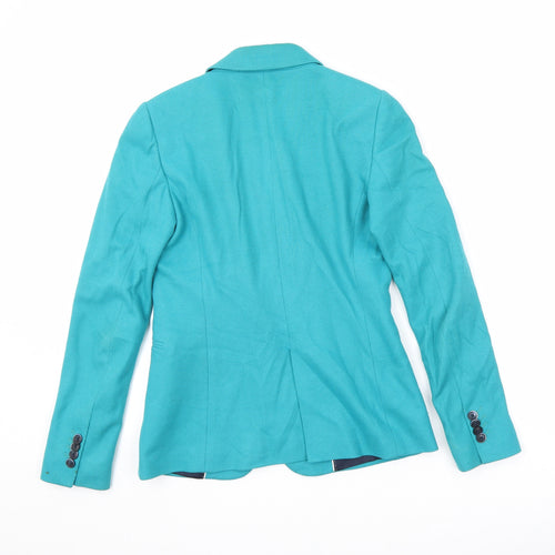 Mossimo Womens Green Acetate Jacket Blazer Size 8