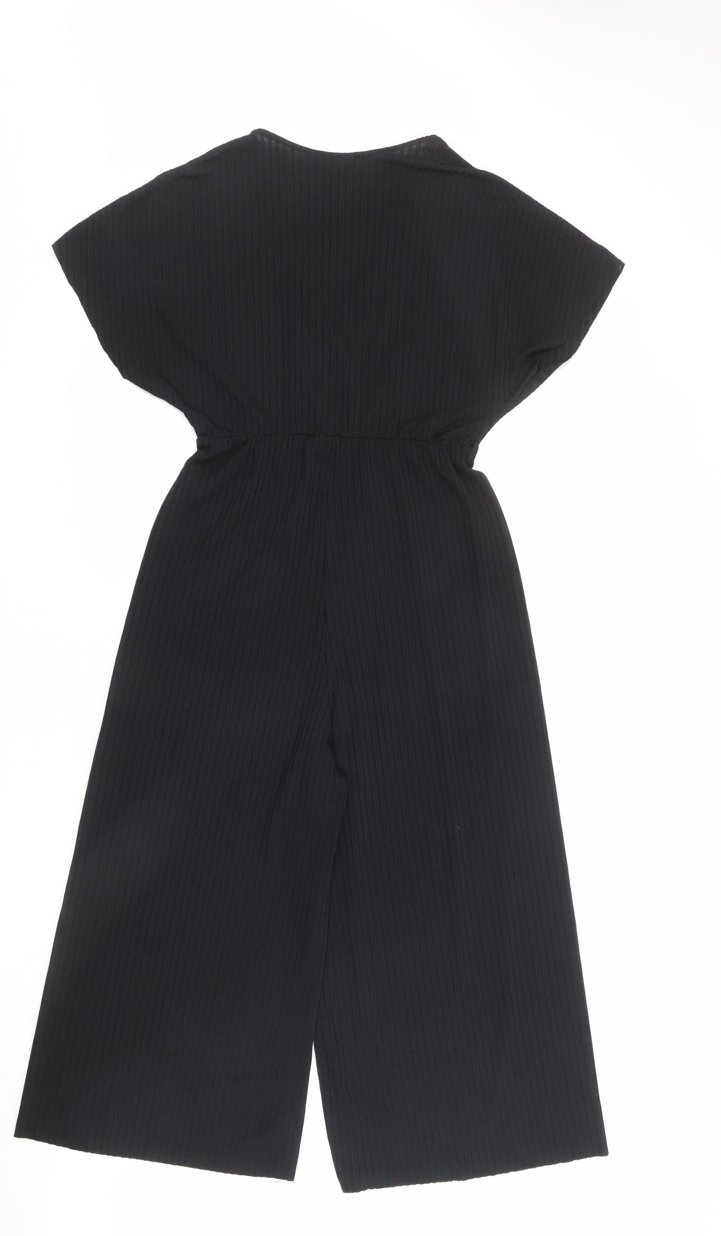 New Look Womens Black Polyester Jumpsuit One-Piece Size 10 L18 in Pullover