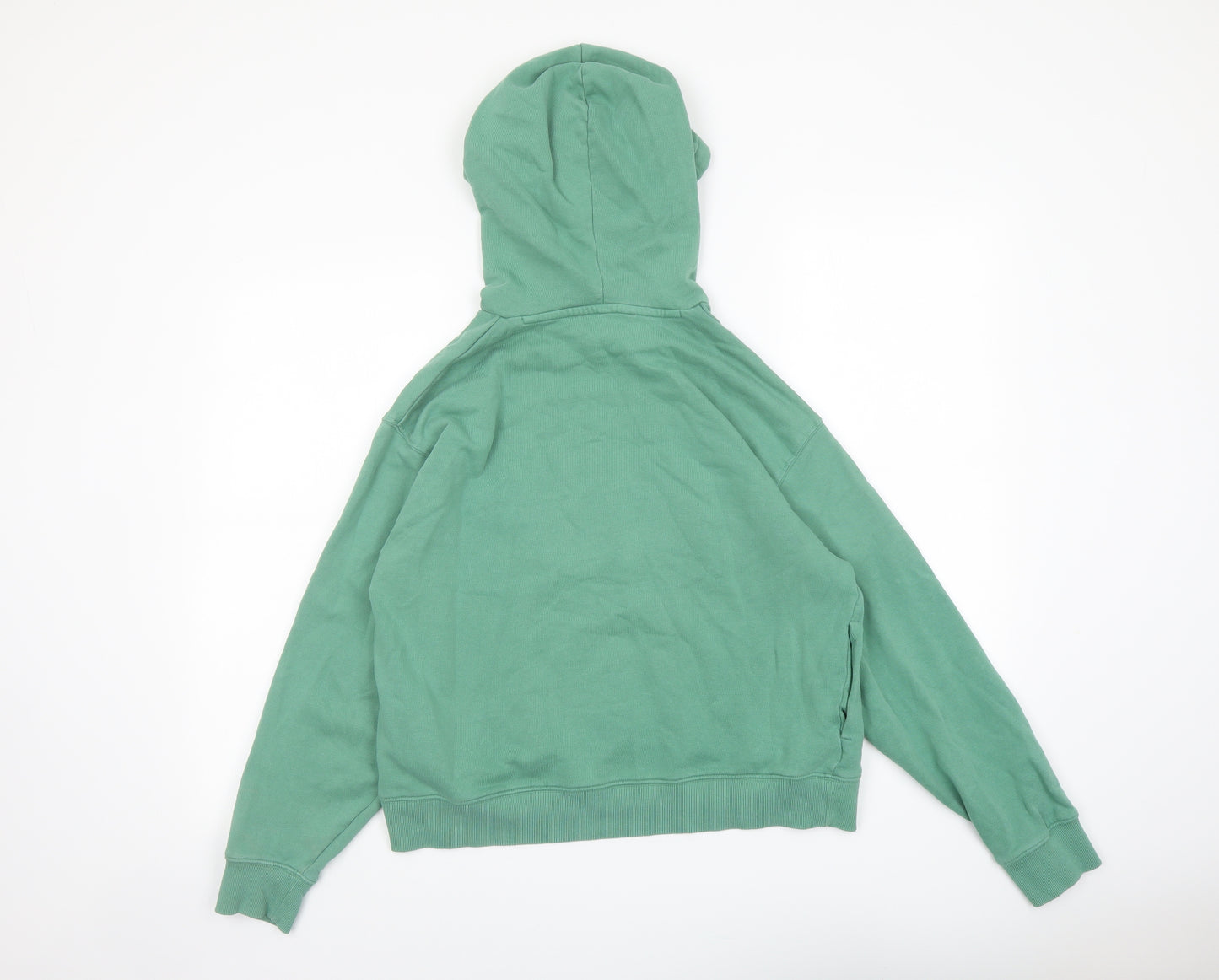 Marks and Spencer Womens Green Cotton Pullover Hoodie Size S Pullover - Manhattan