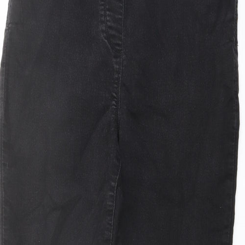 Studio Womens Black Cotton Skinny Jeans Size 12 L27 in Regular