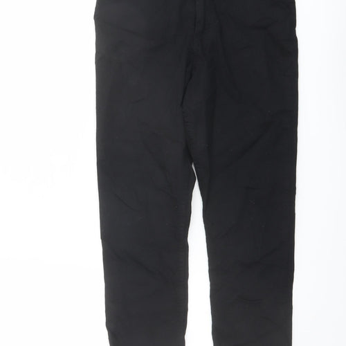 Marks and Spencer Womens Black Cotton Skinny Jeans Size 8 L21 in Regular Button