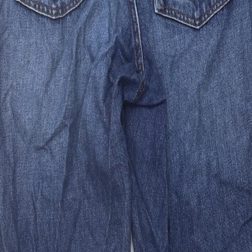 Monki Womens Blue Cotton Mom Jeans Size 31 in L26 in Regular Button - q