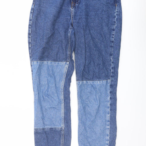 Only Womens Blue Cotton Straight Jeans Size 26 in L32 in Regular Button