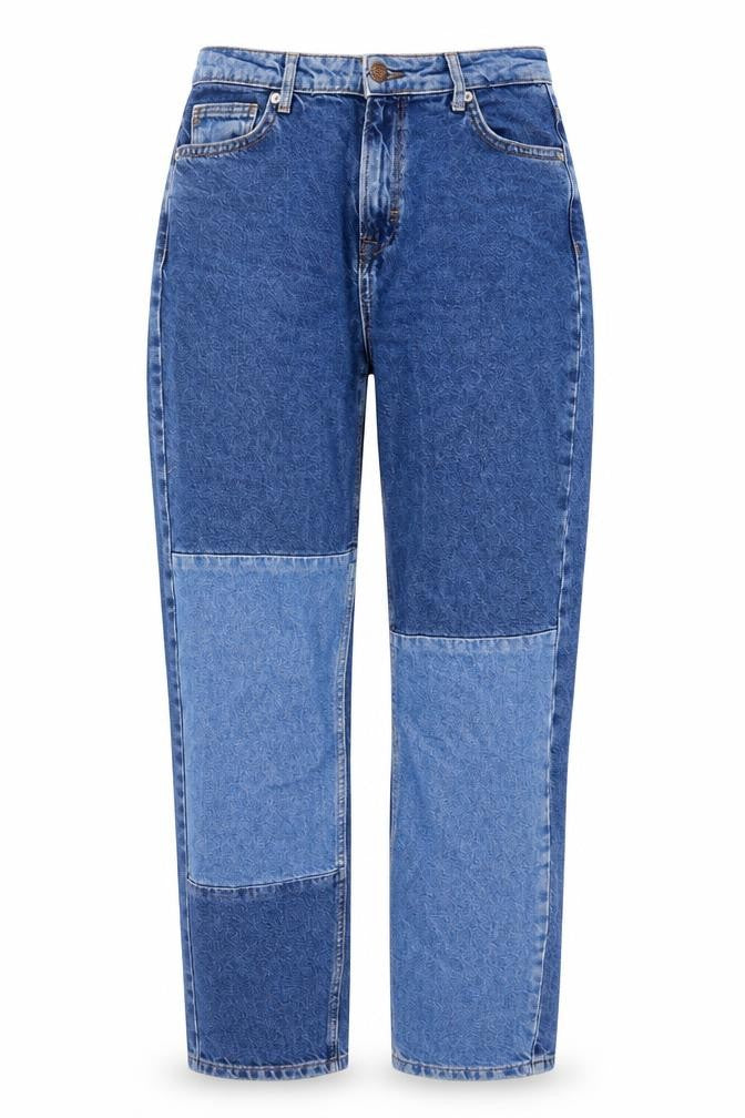 Only Womens Blue Cotton Straight Jeans Size 26 in L32 in Regular Button