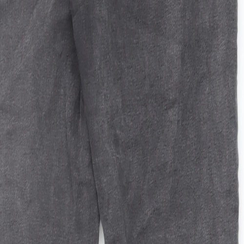 Topshop Womens Grey Cotton Skinny Jeans Size 30 in L28 in Regular Button