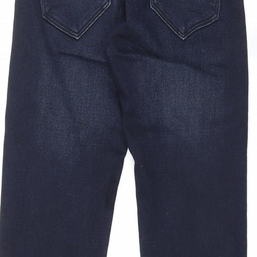 NEXT Womens Blue Cotton Skinny Jeans Size 28 in L30 in Regular Zip