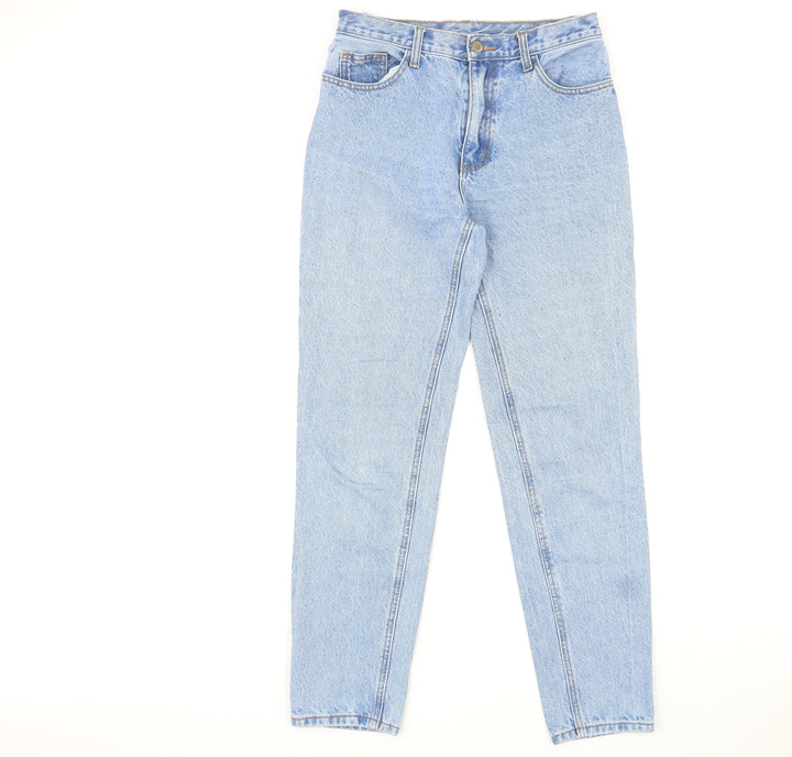 J.Galt Womens Blue Cotton Straight Jeans Size M L30 in Regular Zip