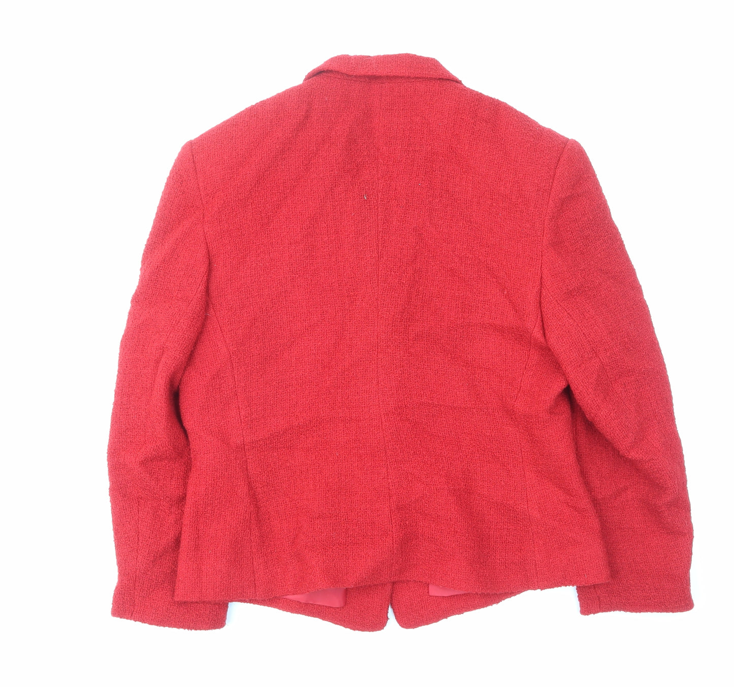 Windsmoor Womens Red Jacket Size 14 Button