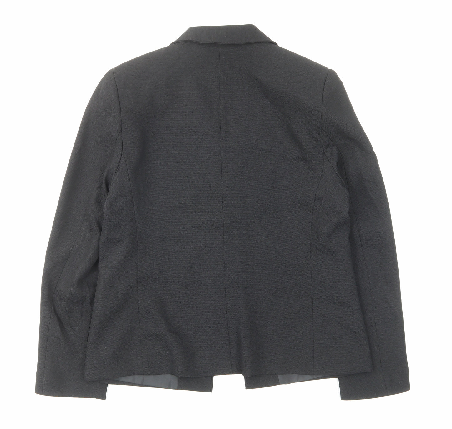 Marks and Spencer Womens Black Jacket Size 12 Hook & Eye