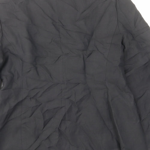 Planet Womens Black Jacket Blazer Size 8 Button