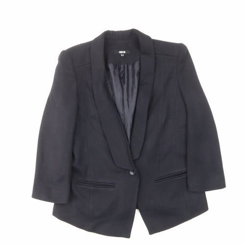 ASOS Womens Blue Jacket Blazer Size 16 Button
