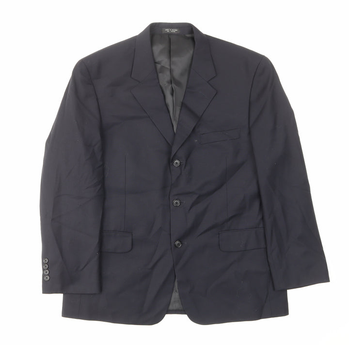 jeremy cobb Mens Blue Wool Jacket Suit Jacket Size 42 Regular