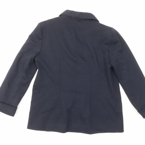 Miss Selfridge Womens Blue Jacket Size 10