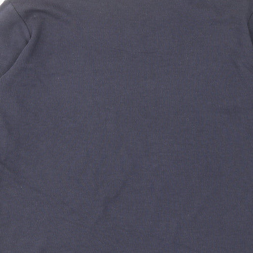 Leisure Womens Blue V-Neck Polyester Pullover Jumper Size 20