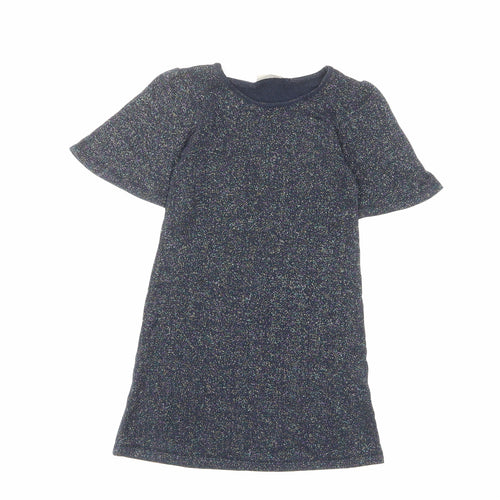 NEXT Girls Multicoloured Vinyl A-Line Size 7 Years Crew Neck Pullover