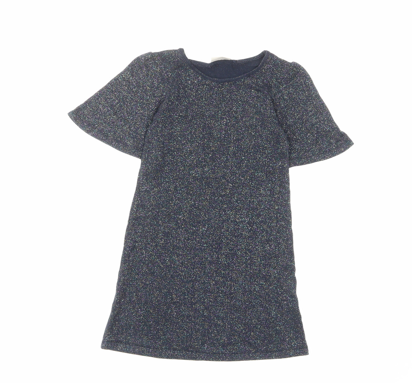 NEXT Girls Multicoloured Vinyl A-Line Size 7 Years Crew Neck Pullover