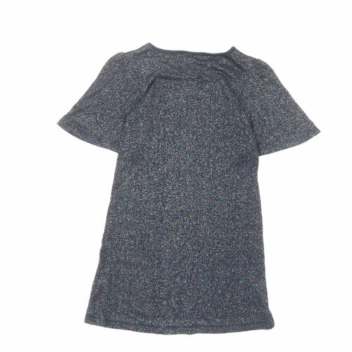 NEXT Girls Multicoloured Vinyl A-Line Size 7 Years Crew Neck Pullover