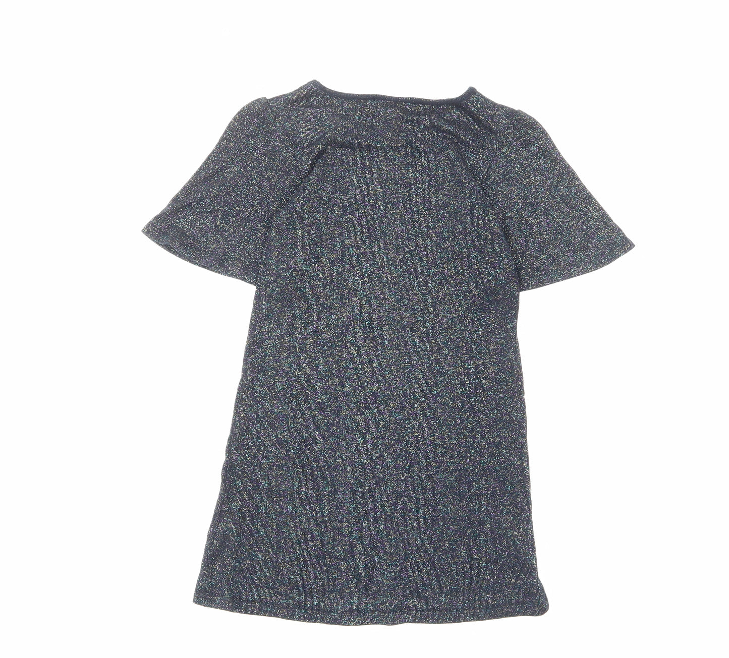 NEXT Girls Multicoloured Vinyl A-Line Size 7 Years Crew Neck Pullover