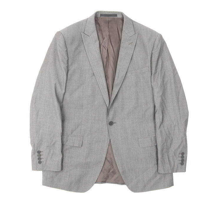 Autograph Mens Grey Wool Jacket Suit Jacket Size 42 Regular - Inside pockets