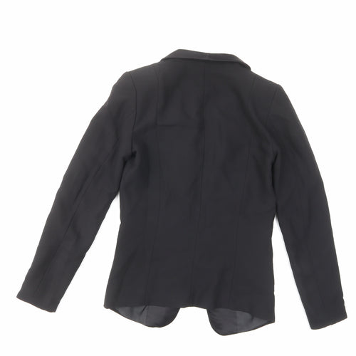 H&M Womens Black Jacket Blazer Size 4
