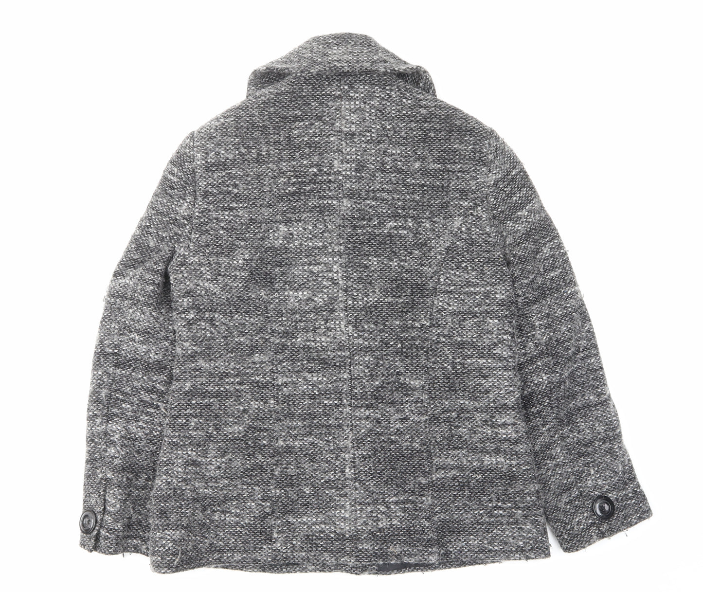 BHS Womens Grey Jacket Size 16 Button - Pockets