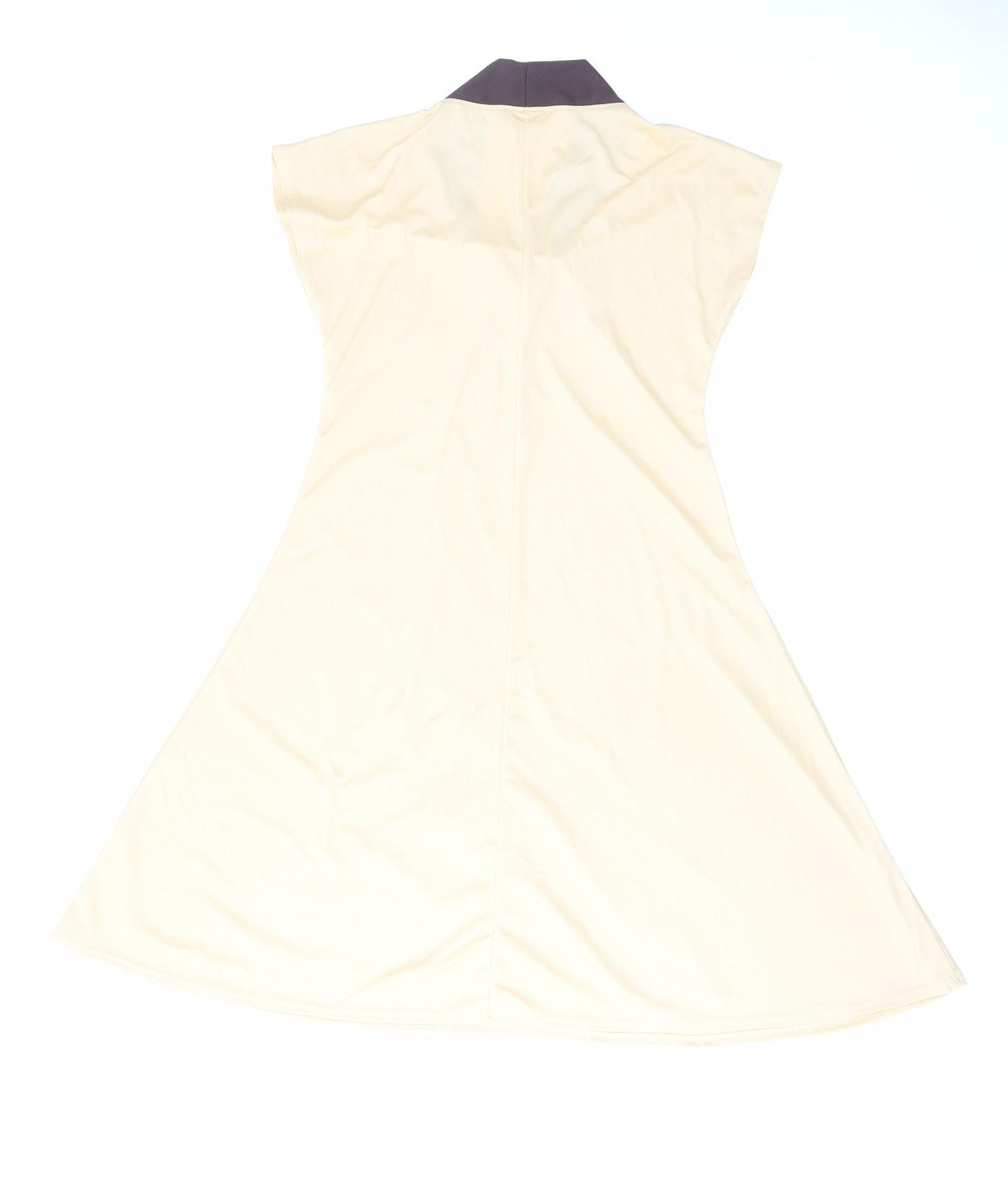 Funidelia Womens Ivory Polyester A-Line Size M V-Neck Pullover