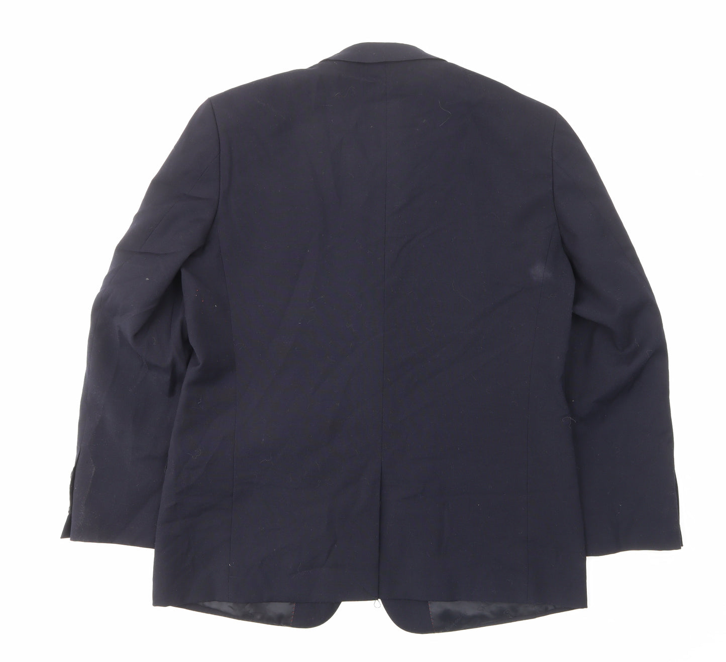 Skopes Mens Blue Wool Jacket Suit Jacket Size 44 Regular - Inside pockets