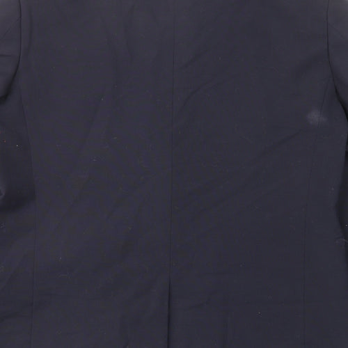 Skopes Mens Blue Wool Jacket Suit Jacket Size 44 Regular - Inside pockets