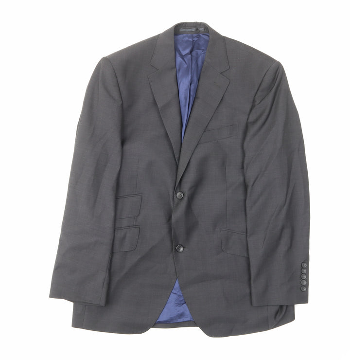 Skopes Mens Grey Wool Jacket Suit Jacket Size 40 Regular - Inside pockets