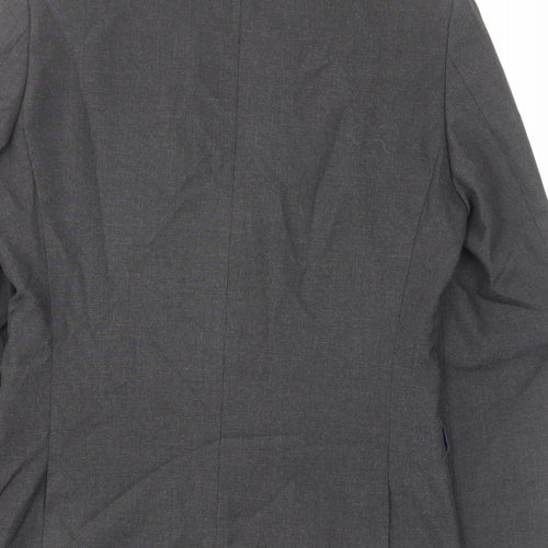 NEXT Mens Grey Wool Jacket Suit Jacket Size 38 Regular - Inside pockets