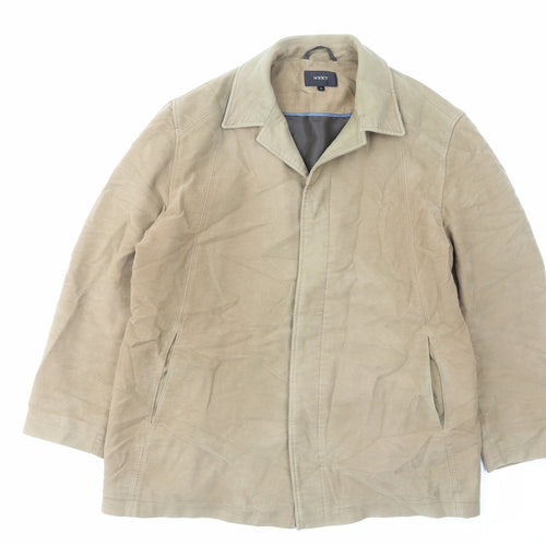NEXT Mens Brown Jacket Size L Button